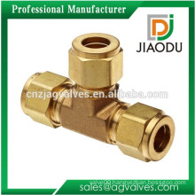 JD-1020 Forged Brass Equal Union Tee Fittings